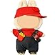 HAZMA 17Cm Plüsch Bekleidung,Ideales Kinder Geschenk,Niedliches Mini Kuscheltier Outfit Mit DIY Pullover Hoodie Bekleidungszubehör, (A) (red)