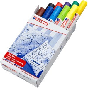 Edding 4500 - Pennarello per tessuti, 2-3 mm