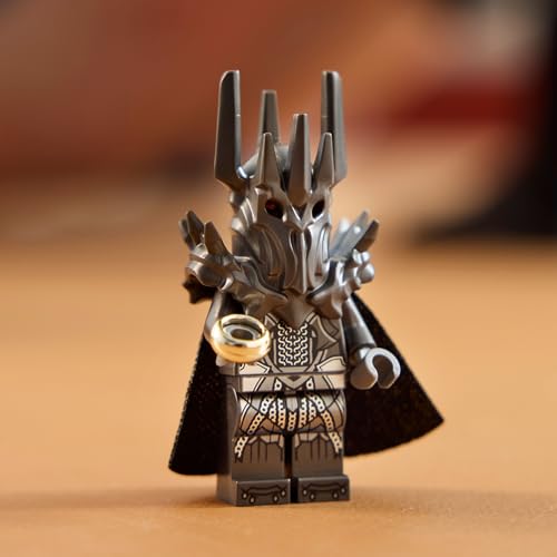 Image of LEGO Icons The Lord of the Rings: Sauron's Helmet - Fantasy Decor Building Kit for Adults - 11373