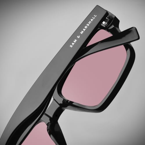 Image of SAM AND MARSHALL TROY Sunglasses I 400UV Protection I Rectangle Shape Sunglass I Men & Women