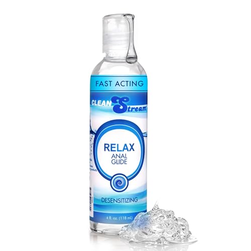 Cleanstream Relax WaterBased Glide | Unscented, FragranceFree Lubricant for Comfort & Smooth Use | Toy Compatible, Easy to Clean | NonSticky Liquid Formula | 4 oz