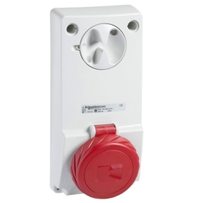 Schneider Electric 82085 Toma Unika con Interbloqueo 16 A 3P+T IP65 380-415 V
