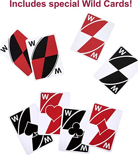 Mattel Games Wild Twists Playing Cards By Mattel Games Uno Brand, 2 Sets Of A Standard 52-Card Deck Plus 8 Special Wild Cards, 2-Pack In Storage Tin [Amazon Exclusive] #TOP3