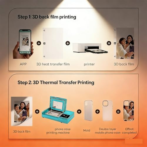 Prensa de calor 3D para fundas de teléfono con kit completo miniatura 4