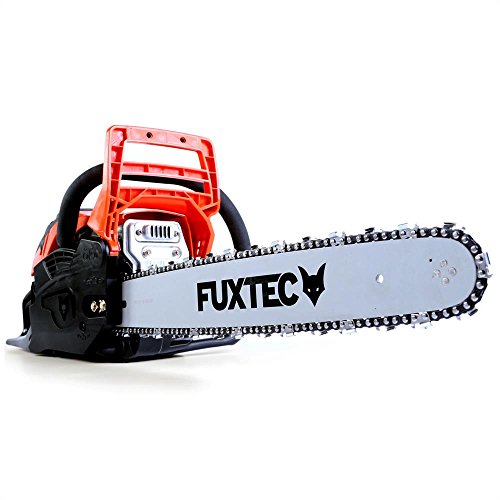 FUXTEC Profi Benzin Kettensäge FX-KSP155 Schwert 45 cm Kette 55 cc Motorsäge MS Motorkettensäge PS Säge Testnote 1,7 Oberklasse - 2