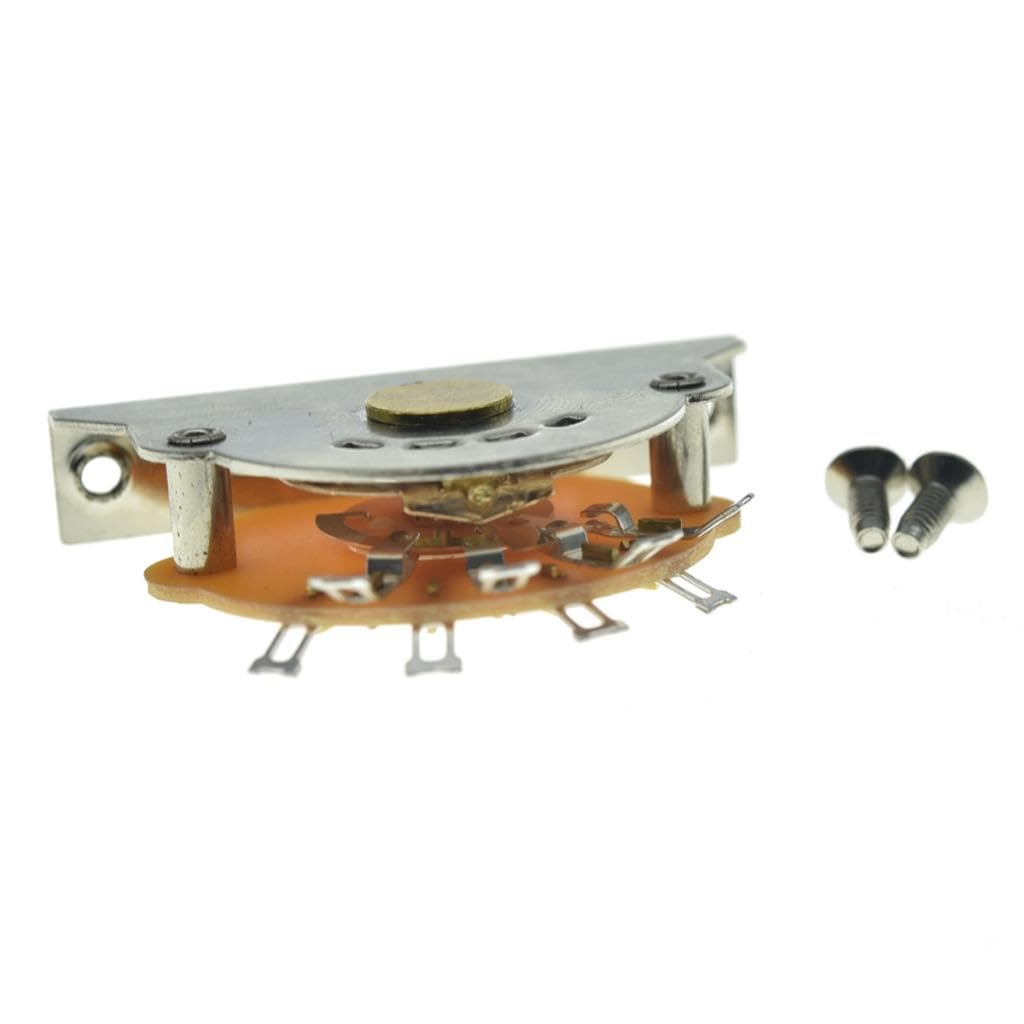 KAISH 3-way Guitar Pickup Selector Switch for ST/TL/Electric Guitars with 3 Top Hat Tips - Image 3