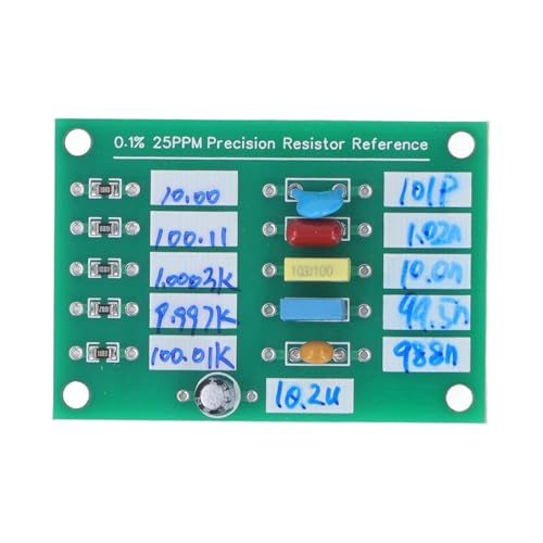 AHMMX Reference Plate Universal PCB Electronic Components 0.1% 25PPM Calibrating Multimeters Capacitance Board Accessory for Ad584 LM399 .1118