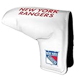 Team Golf NHL New York Rangers Printed Team Golf NHL Tour Blade Putter Cover (White), Fits Most Blade Putters, Scotty Cameron, Taylormade, Odyssey, Titleist, Ping, Callaway