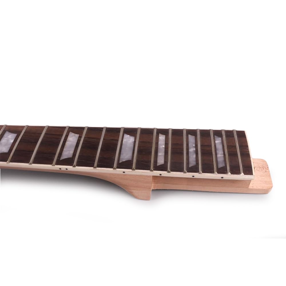 Yinfente Manico per chitarra 22 tasti 62,9 cm in mogano e palissandro