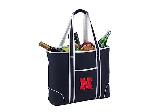 Picnic at Ascot Nebraska University Officially Licensed Cornhuskers Extra Large Insulated Cooler Bag - 30 Can Tote- Designed & Quality Approved in USA