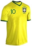 Blackshirt Company Brasilien Trikot Fußball Fan Trikot Gelb Größe L