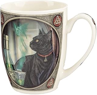 Lisa Parker New Bone China Mug - Absinthe Cat