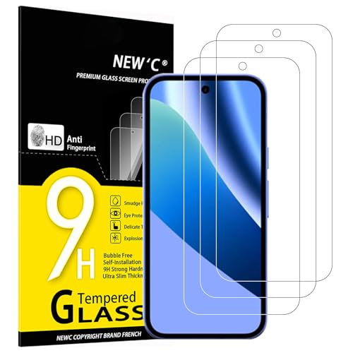 NEWC 3 Stück für Google Pixel 10a für Panzerglas Frei von Kratzern 9H Härte HD Displayschutzfolie 0.33mm Ultra-klar Ultrabeständig