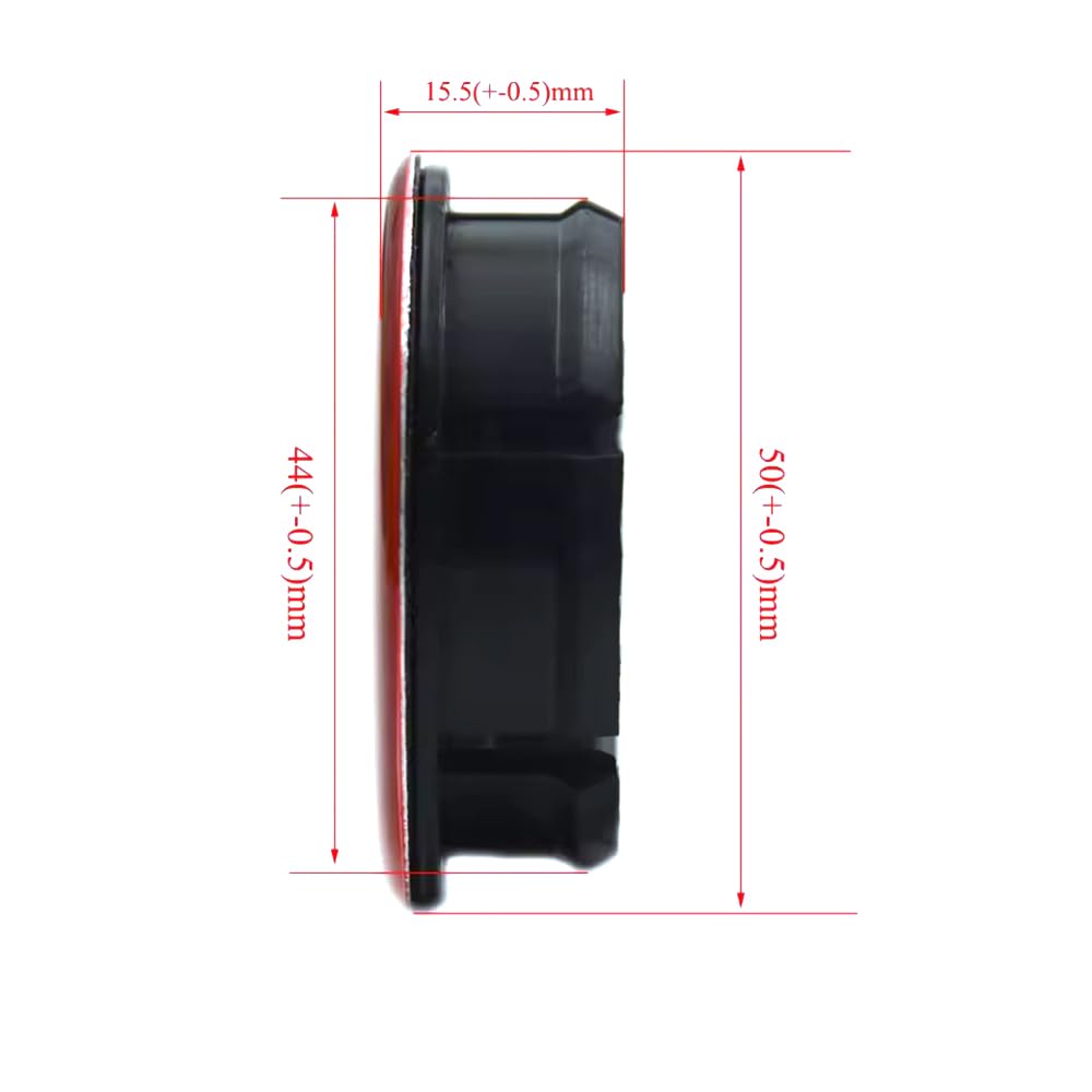 4 Pezzi Auto Coprimozzi per Abarth ABT Tucson 50mm Cerchioni Accessori Auto Decorativo Accessori,A