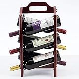 Se pueden colocar 6 6 botellas de vino tinto para aprovechar mejor el espacio de almacenamiento, es fácil de usar y no es fácil colisionar.