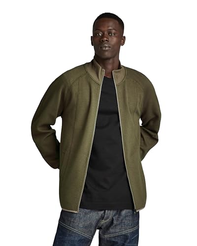 T-Shirt homme G-Star Jirgi manches longues col zippé anti-déformation coupe slim