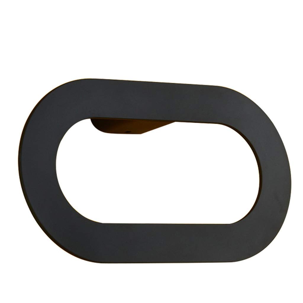JvFbjLF Towel Ring Modern Minimalist Black Towel Ring Bathroom Toilet Towel Rack