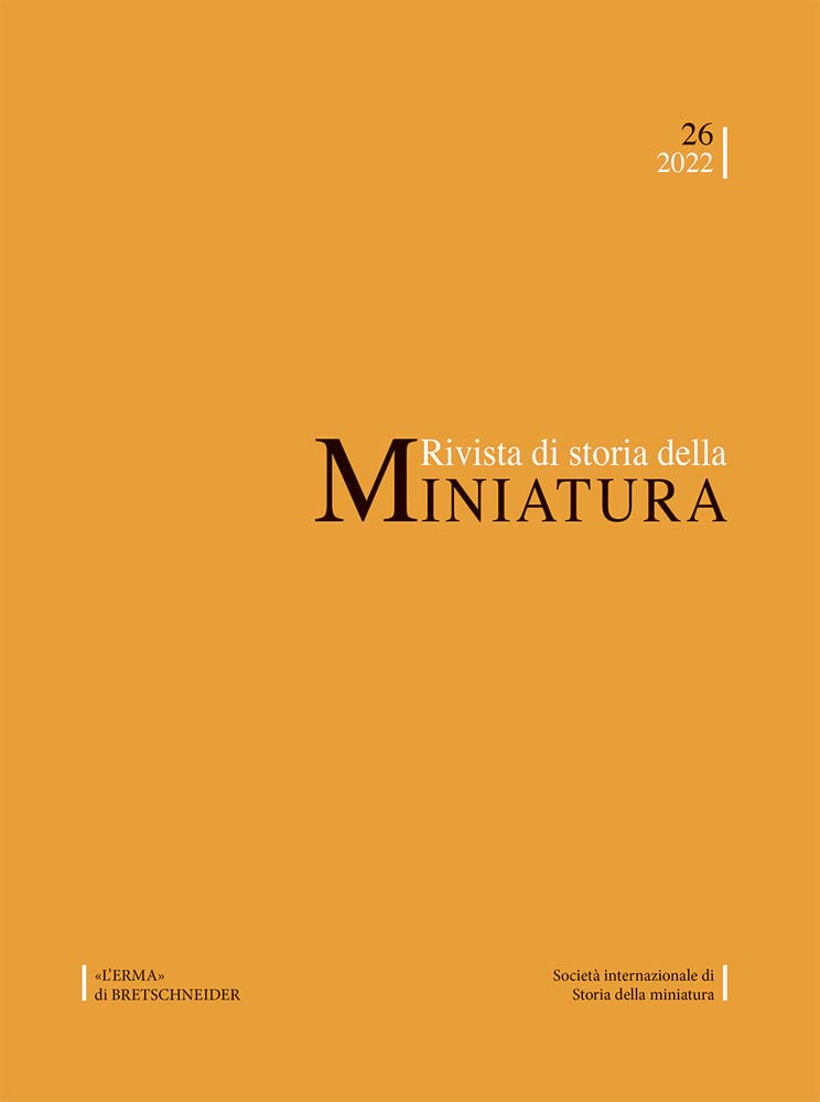 Rivista Storia Della Miniatura 2022 livre art de collection