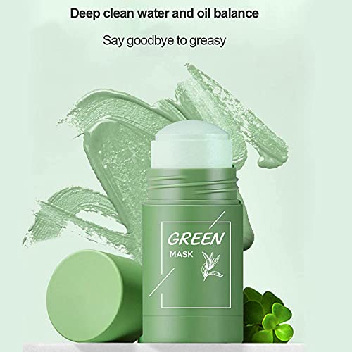 Weispo Green Tea Stick Mask For Face, Blackhead Remover With Green Tea Extract, Deep Pore Cleansing, Moisturizing, Oil Control, Skin Brightening For All Skin Types Men Women (2Pcs). #TOP4