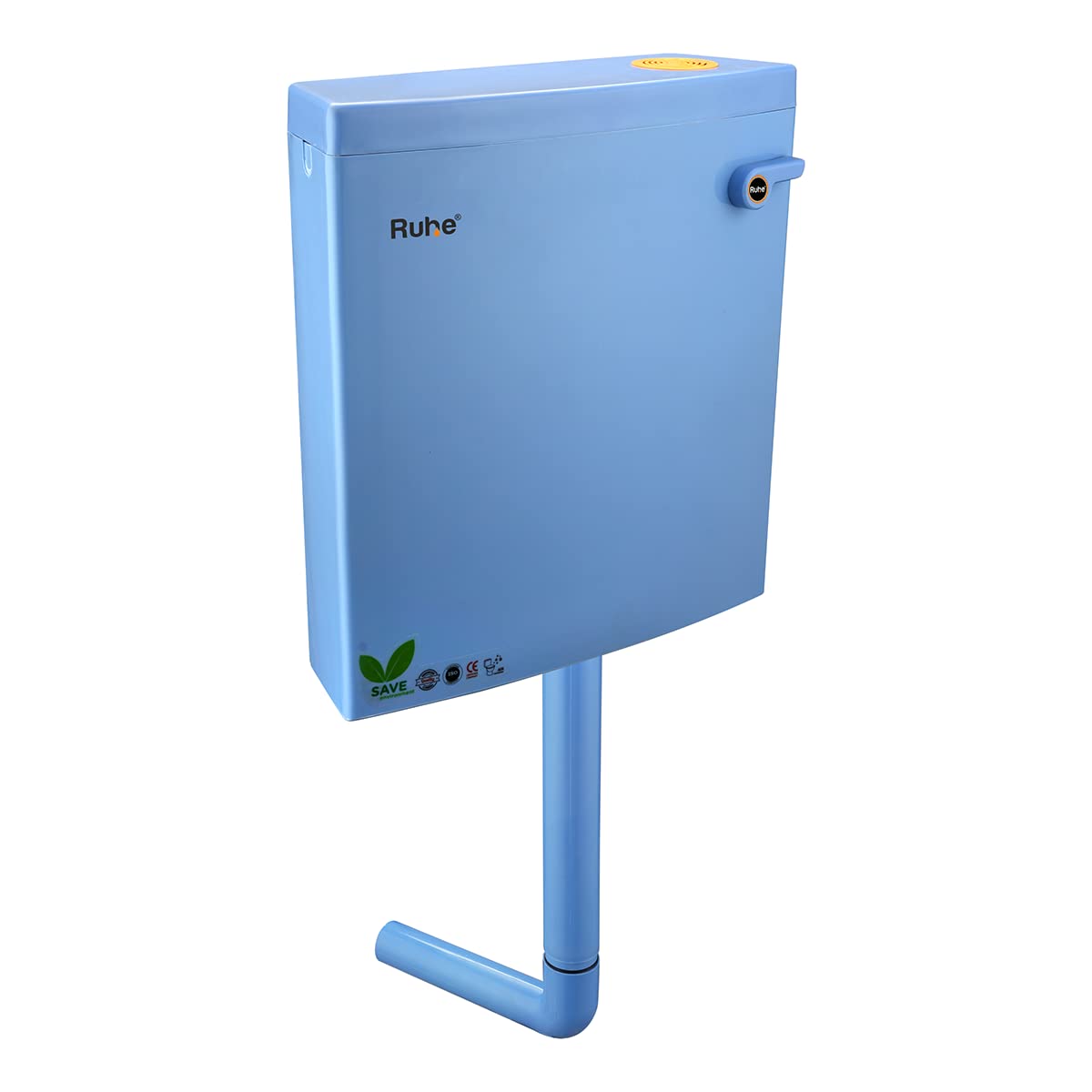 Buy Ruhe® Blue Toilet Flush Tank PVC Flushing Slimline Wall Hung