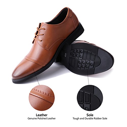 Image of Marino Oxford Dress Shoes for Men - Formal Leather Mens Shoes