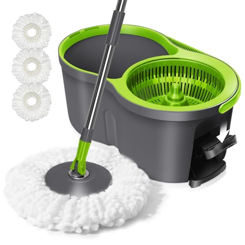 Masthome Mocio Lavapavimenti e Secchio con Strizzatore a...