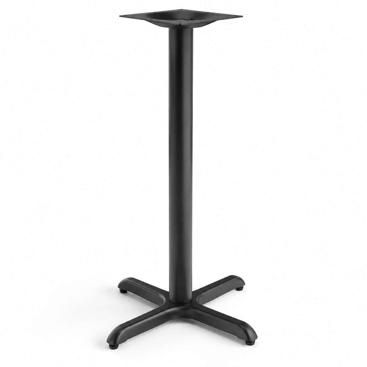 30" x 30" Cross Black Outdoor Table Base by Glownary – 30 Inches X 30 Inches, Beech, Brown, Model 427tb3030b3q