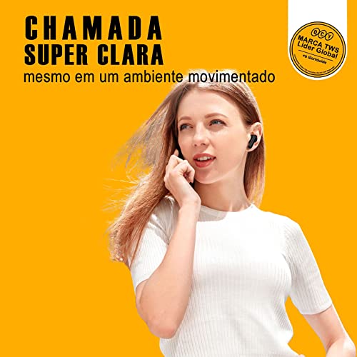 Qcy T13 ANC Fone De Ouvido Sem Fio, Fone Bluetooth 5.3 Com Cancelamento De Ruído Ativo, 30Horas de R
