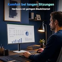 KTC H27E6S 27 Inch Gaming-Monitor QHD 2560 x 1440, 240Hz (OC 275Hz), Fast IPS, 1ms, HDR400, FreeSync & G-Sync Compatible, Eye Care, VESA 100x100, Höhenverstellbarer Standfuß, HDMI 2.0, DisplayPort 1.4 – Ansicht 6