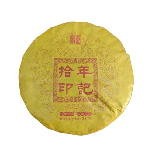 Té Pu'er de Yunnan maduro en pastel de 357g con fragancia envejecida