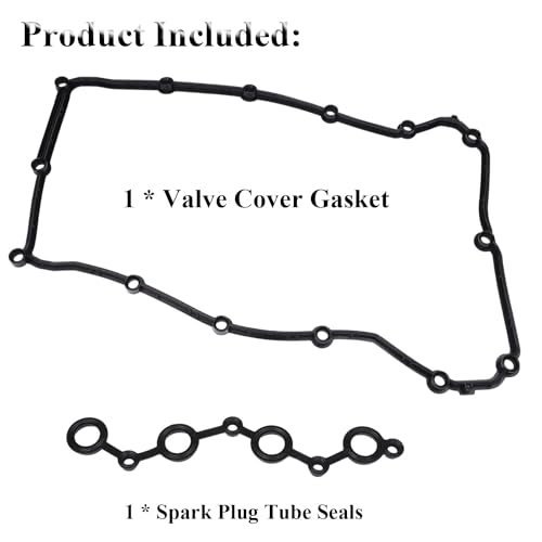 Image of VS50698R for Chrysler 200 Sebring 2.4 Engine Cylinder Valve Cover Gasket Fit for Dodge Avenger Caliber Journey 1.8 2.0 2.4L, Valve Cover Gasket Set for 2007-2017 Jeep Compass Patriot OE# K04884763AA