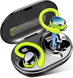 Bluetooth Sports Headphones, Wireless Earbud ENC Noise Cancelling Mic, 48 Hours in-Ear Headphones Wireless Bluetooth 5.4, HiFi Stereo, IP7 Waterproof Comfort Fit, Earphones for Android and iOS, USB-C