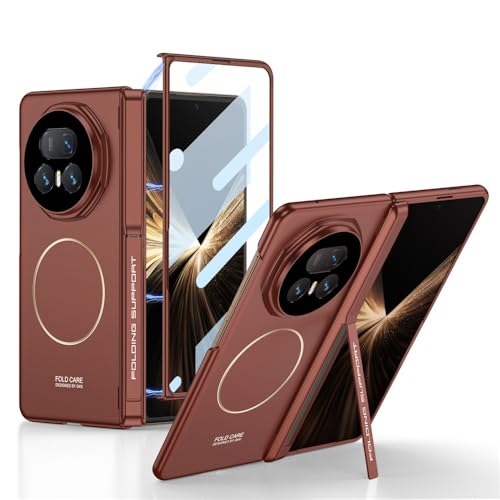 Coque de protection Honor Magic V5 avec anneau magnétique et masque d'écran à charnière