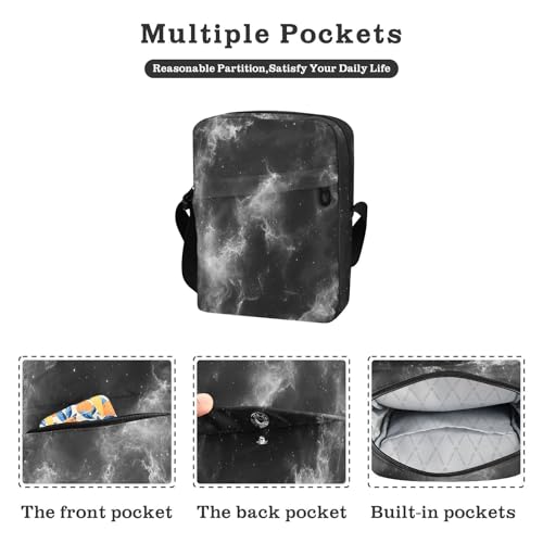 Fog Black Mystery messenger bag cute Crossbody Bags For Women Small Ladies Shoulder Handbags Adjustable Strap for outdoor sports business2