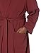 Amazon Essentials Men's Lightweight Waffle Robe (Available in Big & Tall), Rich Burgundy, 4X-Large Big