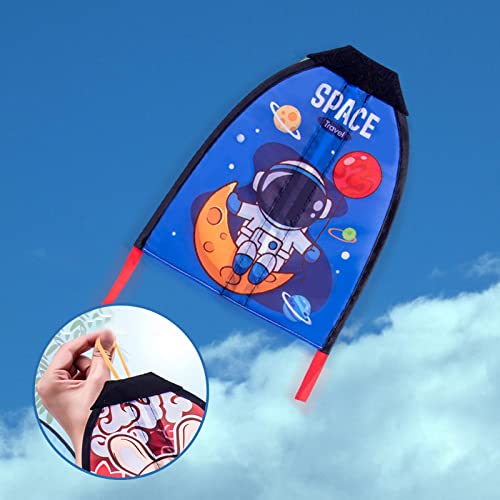 Deevoka Children's Thumb Ejection Kite Beach Toys, Mini Beach Kites For Kids Rocket Kite For Children Outdoor Sports Game Toy Birthday Easter Gifts, Astronaut #TOP4