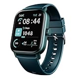 Boat Wave Call 3 Smartwatch 1.83” HD Display with Animated Watch Faces; BT Calling, Functional Crown, Multiple Sports Modes, IP68, HR, SpO2 Monitor, Smart Watches for Men & Women (Aqua Blue)