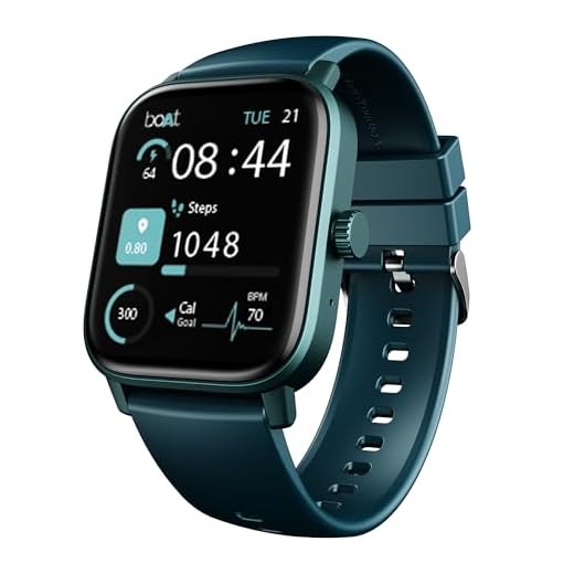 boAt Xtend Smartwatch with Alexa Built-in, 1.69” LCD Display, Multiple Watch Faces, Stress Monitor, Heart & SpO2 Monitoring, 14 Sports Modes, Sleep Monitor & 5 ATM Water Resistance(Olive Green)
