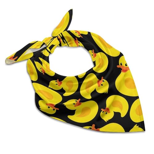 Retro 80s 90s Neon Silk Like Scarf Square Hair Scarf Women Fashion Neck Scarves Wristband