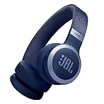 JBL Live 670NC Wireless On-Ear Headphones with Noise Cancelling Technology and up to 65 hours Battery Life, in Blue