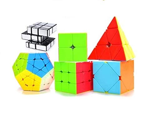 Toy Arena Cube Combo of 2x2 3x3 Pyramid Skewb Silver & Megamix (Pack of 6) (B08LYKLBWR) Amazon Price History, Amazon Price Tracker
