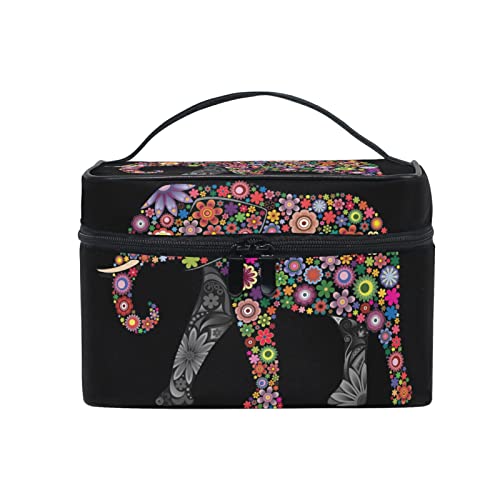 Trousse de maquillage ethnique COZYhome le cadeau idéal avec poignée pour fille et femme