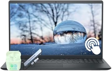 Inspiron 15.6" FHD Touchscreen Business & Student Laptop Computer,32GB RAM 1TB SSD, 6-Cores AMD Ryzen 5 Processor, Windows 11 with Microsoft Copilot AI Included, Carbon Black