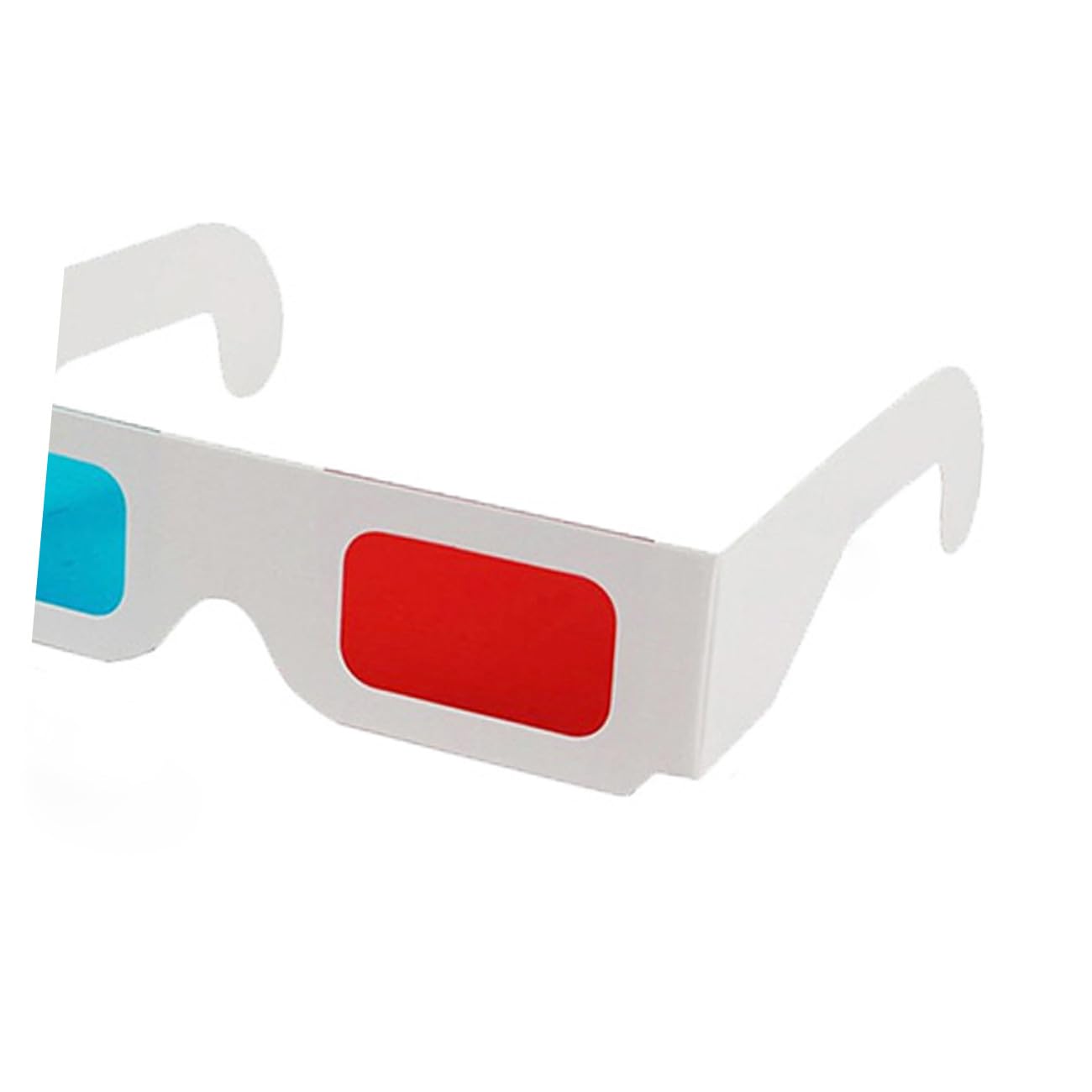 Cabilock Occhiali 3d Usa e Getta in Cartone Rosso e Blu, Set da 30 Pezzi, Occhiali Anaglifi per Cinema e Videogiochi, Dimensioni Adatte per Adulti, per Viaggi e Intrattenimento