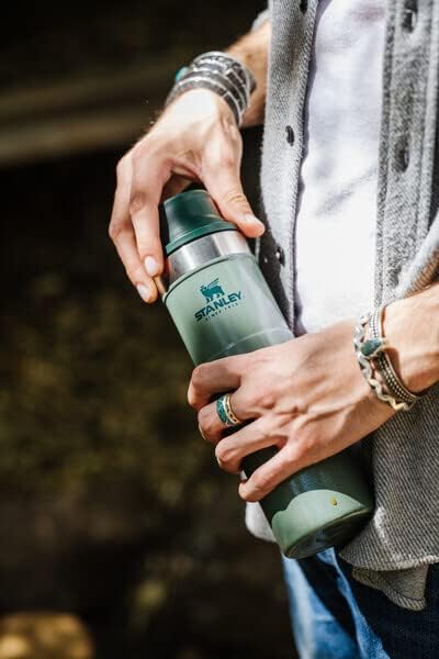 STANLEY Classic Trigger Action Travel Mug 20 oz Leak Proof + Packable Hot & Cold Thermos  Double Wall Vacuum Insulated Tumbler for Coffee, Tea & Drinks  BPA Free Stainless-Steel Travel Cup