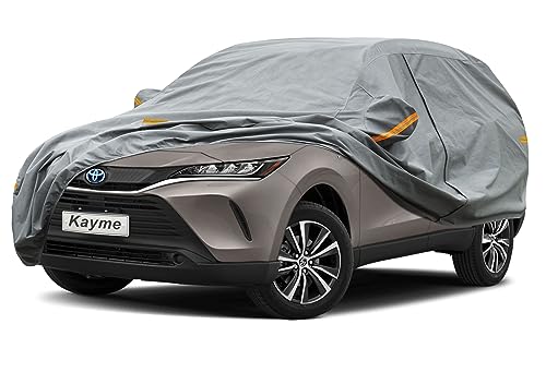 Image of Kayme Heavy Duty SUV Car Cover Custom Fit Toyota Venza (2008-2025) Waterproof All Weather for Automobiles, Full Exterior Covers Sun Rain UV Protection.（Deliver About 3-10 Days）