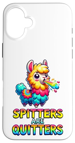 Spitters Are Quitters Funny Rude Llama Stag or Hen Party X}zP[X iPhone 16 Plus p