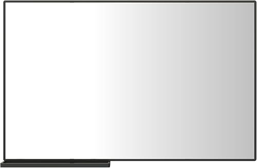 Miniatura 21 de Espejo de pared de 36 x 24 pulgadas, moderno espejo de baño negro con marco de aluminio, espejo de pared rectangular, espejo de tocador para baño