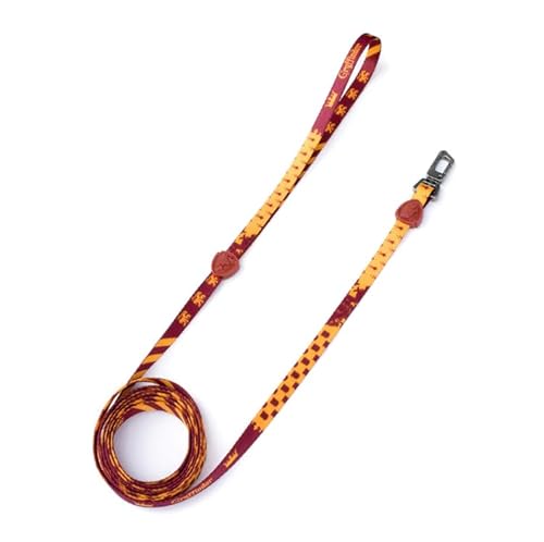 FreeFaro - Peitoral com Guia Harry Potter Grifinória para Gatos - P | Fecho Seguro com 4 Pontos, Mos