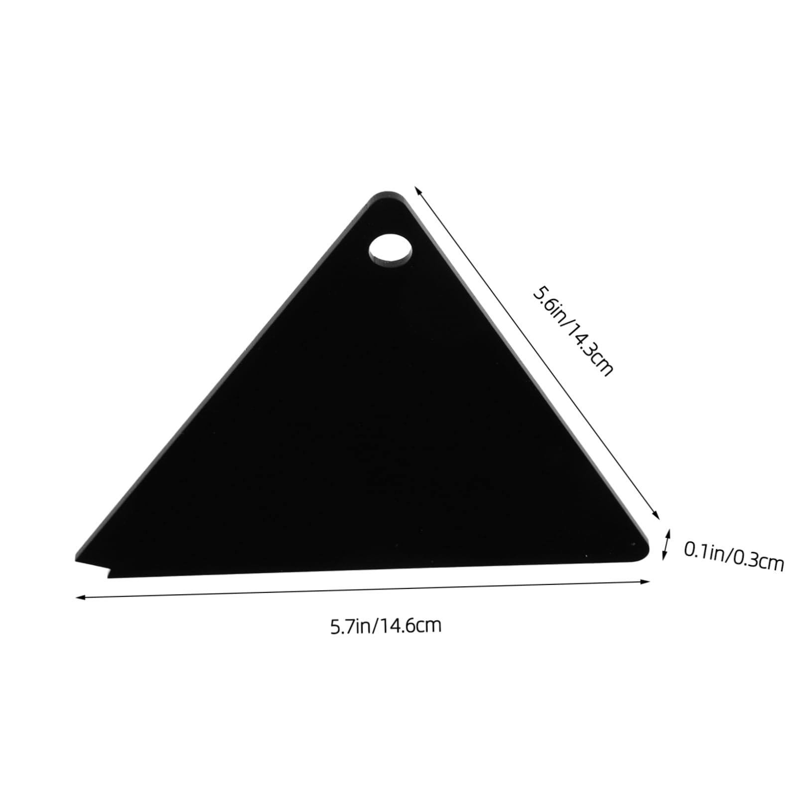 Raschietto Triangolare Acrilico Per Rimuovere Cera Da Snowboard, Kit Manutenzione Sci E Bordi